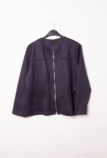 Immagine di CURVY GIRL SUEDE ZIP UP JACKET